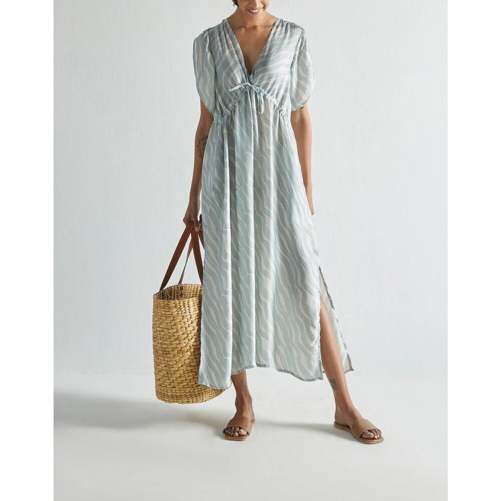 Reistor The Beach to the Bar Bemberg Maxi Dress XS/S New‎
